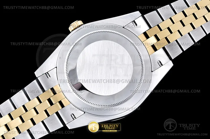 R2DJ0502G - DJ2 41mm Wt Jub Flt 904L YG/SS Blk/Diam QF QF3235