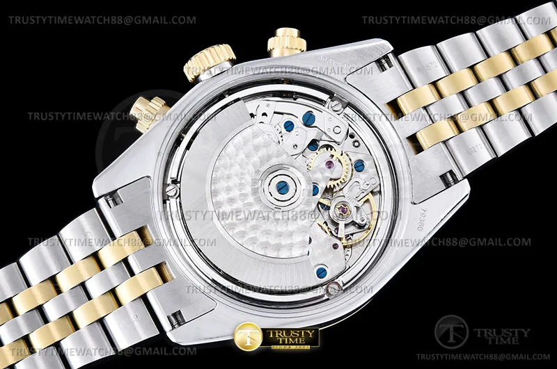 TUD120A - Black Bay Chrono S&G 79363N YG/SS YG/Blk BLS A7750