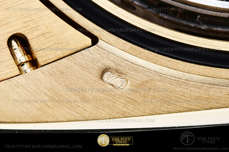 Quadrante della lunetta scanalato Presidential oro giallo nero DayDate 36mm EWF VR3255 - immagine 20