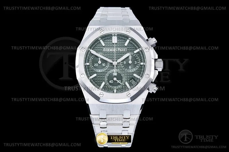 AP0934C - Royal Oak Chrono 26240 SS/SS Grn/Stk ZF SH4401