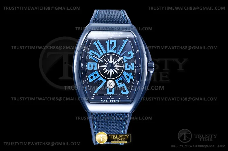 FM194E - Vanguard Yachting 44mm Blue CER/LE/RU Blue ABF A2824