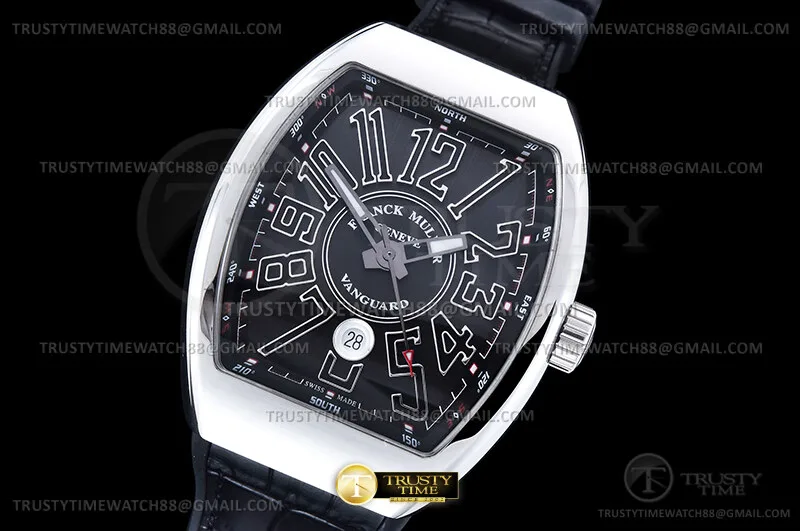 FM196A - Vanguard V45 44mm Blk SS/LE/RU Blk ABF A2824