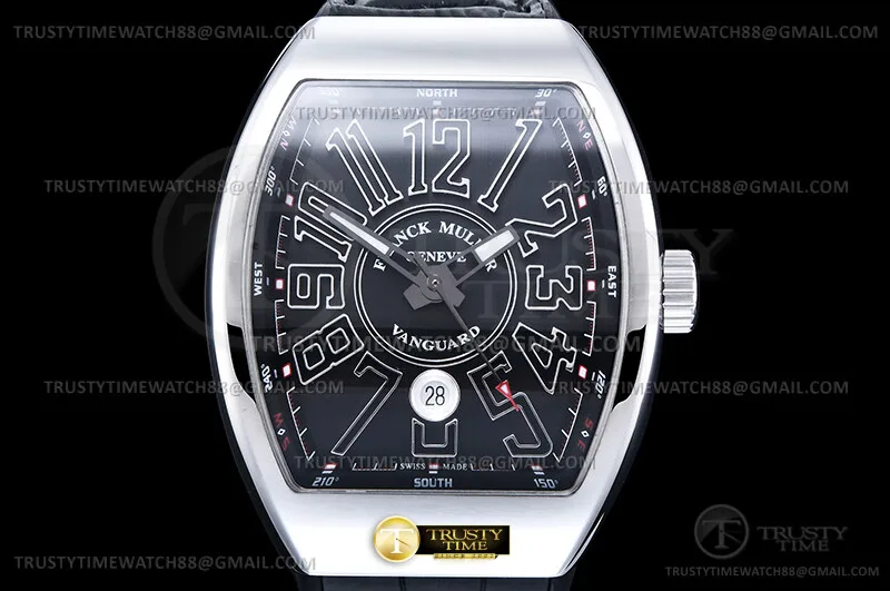 FM196A - Vanguard V45 44mm Blk SS/LE/RU Blk ABF A2824