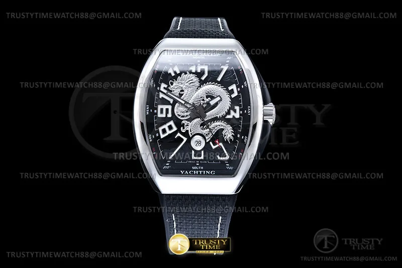 FM197A - Vanguard Dragon King 44mm SS/NY/RU Blk ABF A2824