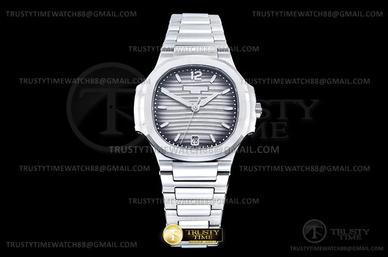 PP0540C - Nautilus Ladies 7118 35mm SS/SS Gry/Stk DDF DD324