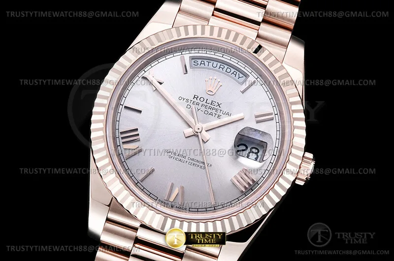 RDD0370D - DayDate 40mm 904L Flt Wt RG/RG RG/Rm/Stk RCF VR3255