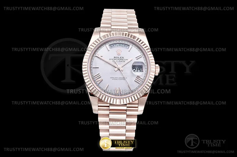 RDD0370D - DayDate 40mm 904L Flt Wt RG/RG RG/Rm/Stk RCF VR3255