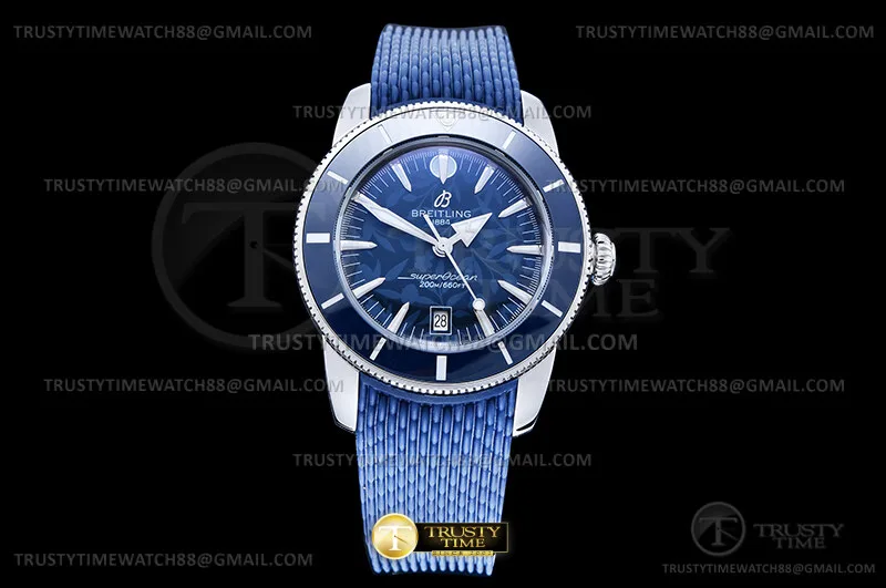 BSW0550A - Superocean Heritage B31 42mm SS/RU Blue-Tro OXF A2824