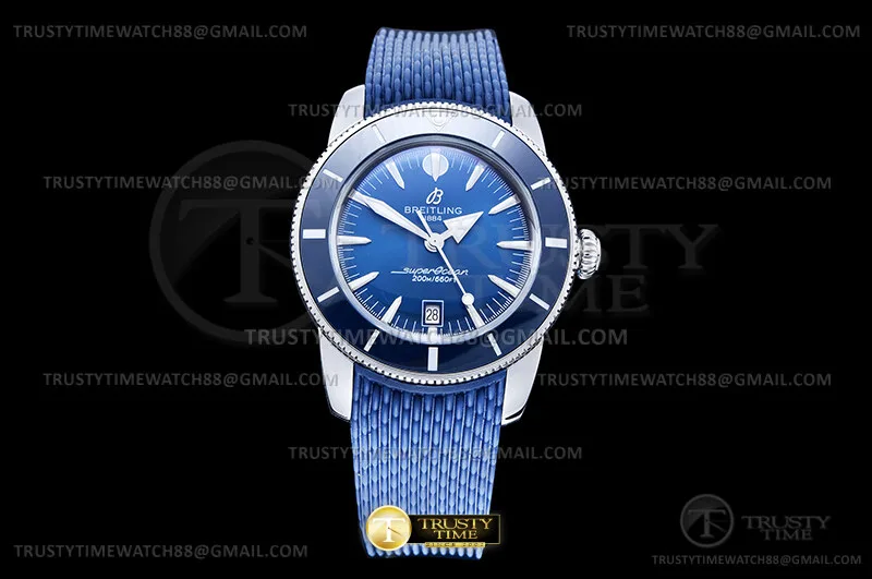 BSW0550B - Superocean Heritage B31 42mm SS/RU azul OXF A2824