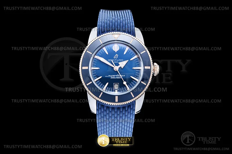 BSW0550C - Superocean Heritage B31 42mm SS/RG/RU Blue OXF A2824