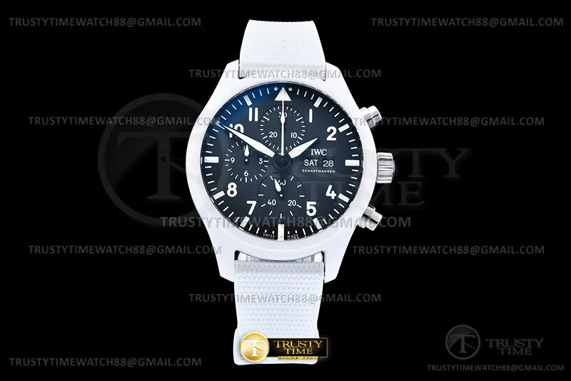 IWC0572B - Pilot Chrono Lake Tahoe W.CER/LE Blk APSF SA69385