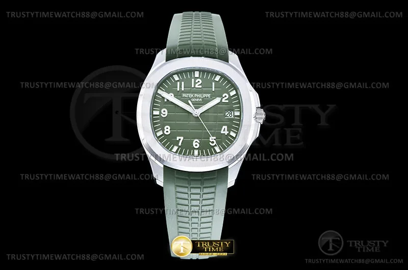 PP0543A - Aquanaut Ref.5168 Wt SS/RU Green/Num DDF DD324
