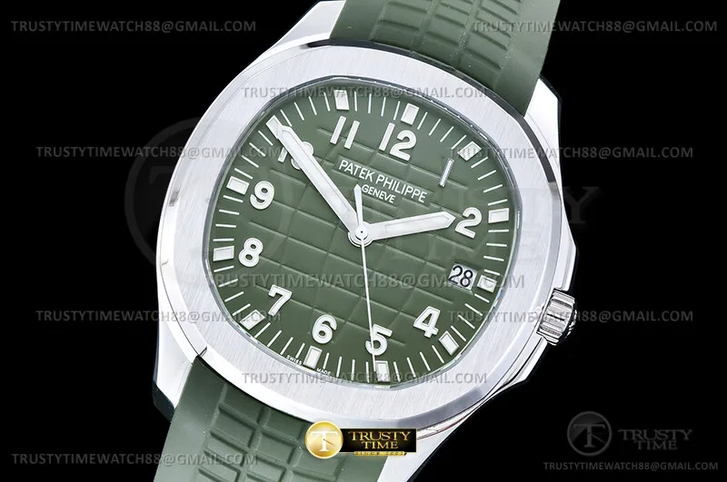 PP0543C - Aquanaut Ref.5168 Wt SS/RU Green/Num DDF DD330