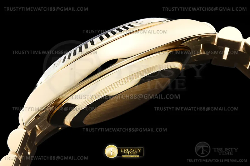 RDD0374C - DayDate 40mm Flt Wt YG/YG Gold/Rm/Stk QF V8 SH3255