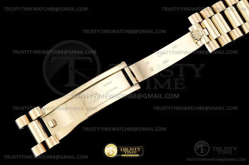 RDD0374C - DayDate 40mm Flt Wt YG/YG Gold/Rm/Stk QF V8 SH3255