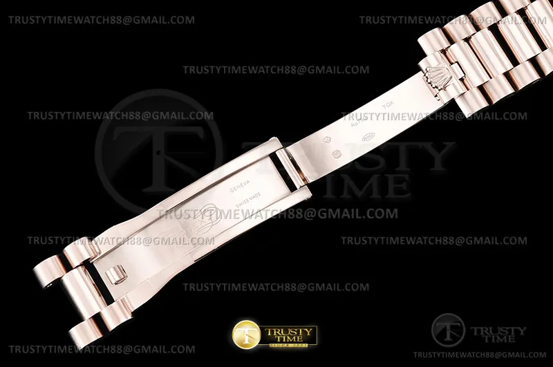 RDD0375B - DayDate 40mm Flt Wt RG/RG Grn/Rm/Stk QF V8 SH3255