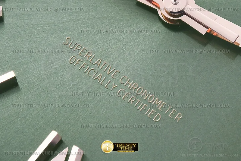 RDD0375B - DayDate 40mm Flt Wt RG/RG Grn/Rm/Stk QF V8 SH3255
