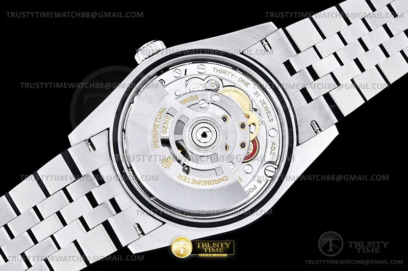 RDJ0473B - DJ 36mm Wt Jub Flt 904L SS/SS Gry/Rmn QF QF3235