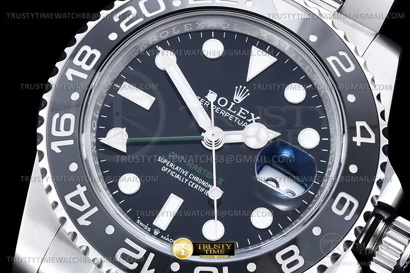 ROLGMT0377C - GMT II 126710GRNR Oys SS/SS Blk PLAY VR3285v3