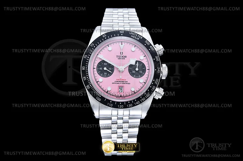 TUD126C - Black Bay Chrono Jub M79360N SS/SS F.Pink M+F V2 A7750