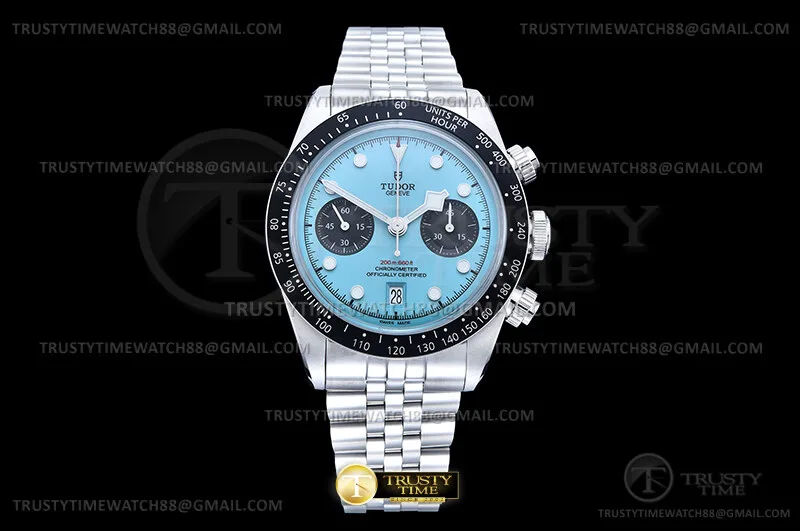 TUD126D - Black Bay Chrono Jub M79360N SS/SS T.Blue M+F V2 A7750