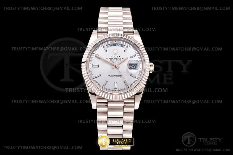 RDD0381C - DayDate 40mm Flt Wt RG/RG RG/B.Diam CBD VR3255