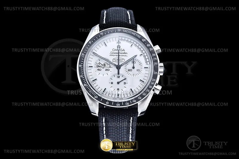 OMG0926B - SpeedMaster Snoopy Apollo SS/NY Wht SMF A3861
