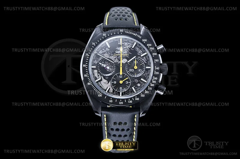 OMG0927A - SpeedMaster DSOM Apollo 8 CER/LE Blk/Ylw SMF A3869