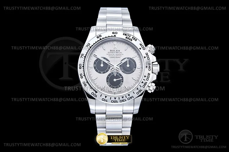 ROLDYT0758A - Daytona 126509 904L SS/SS Gry/Blk/Stk ARF DD4131