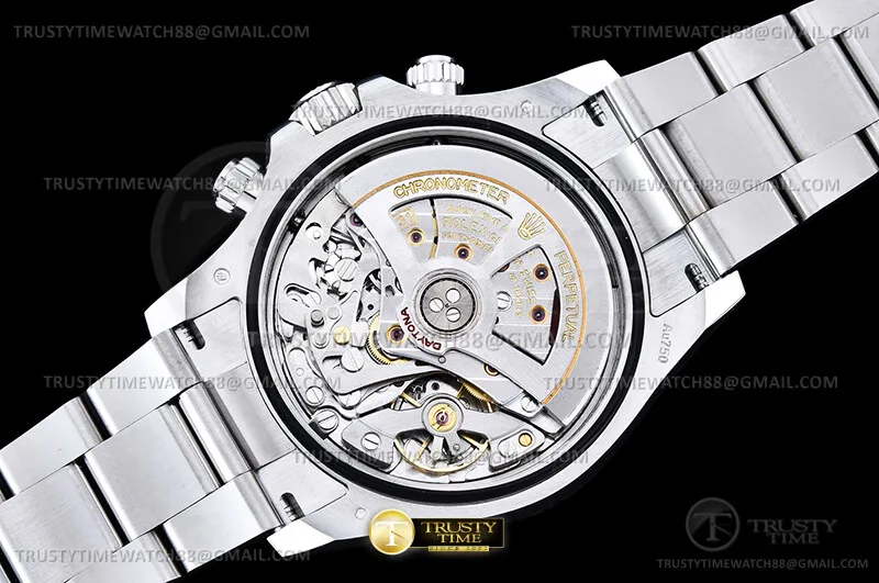 ROLDYT0758A - Daytona 126509 904L SS/SS Gry/Blk/Stk ARF DD4131