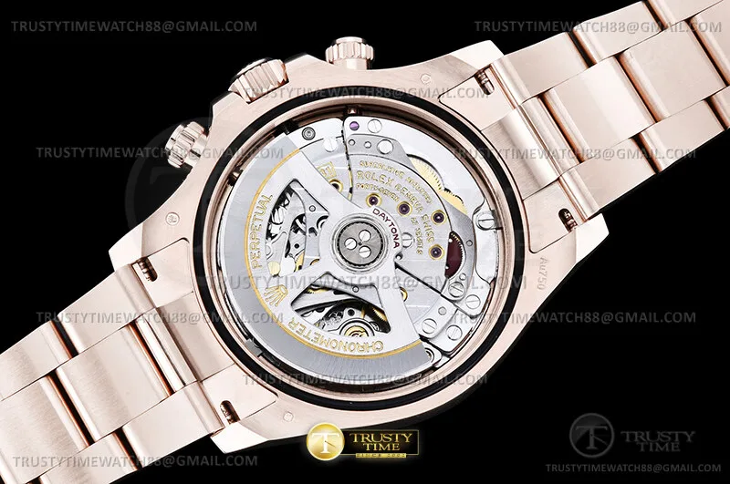 ROLDYT0761B - Daytona 126505 904 RG/RG Blk/RG/Stk ARF DD4131