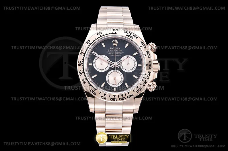 ROLDYT0761B - Daytona 126505 904 RG/RG Blk/RG/Stk ARF DD4131