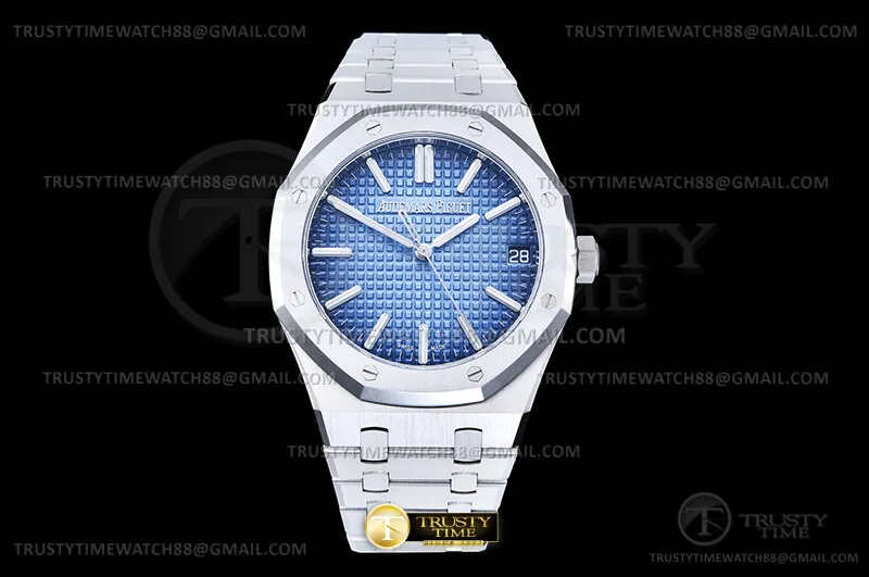 AP0952A - Royal Oak 41mm 15510 Wt SS/SS Smoked I.Blue DDF DD4302
