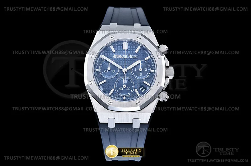 AP0953A - Royal Oak Chrono 26240 50th SS/RU Blue/Stk DDF DD4401