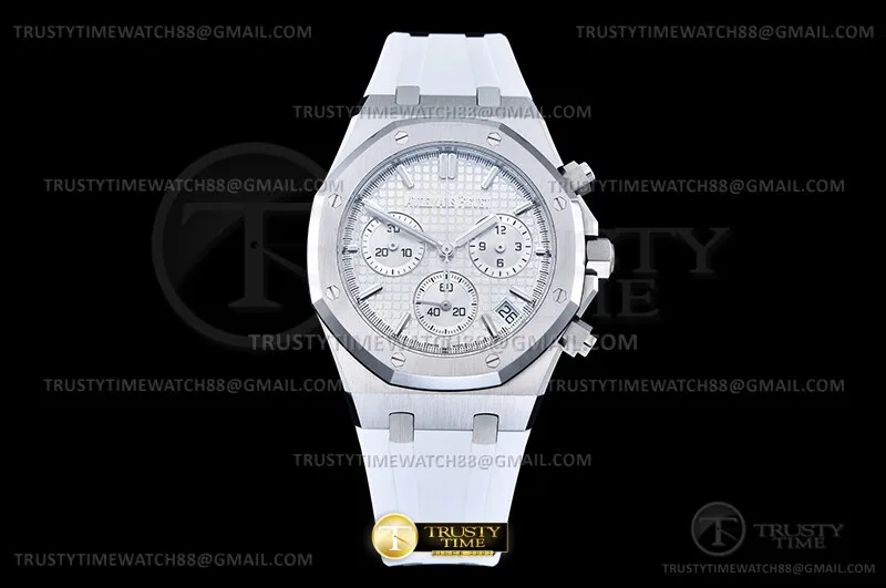 AP0953C - Royal Oak Chrono 26240 50th SS/RU Silv/Stk DDF DD4401