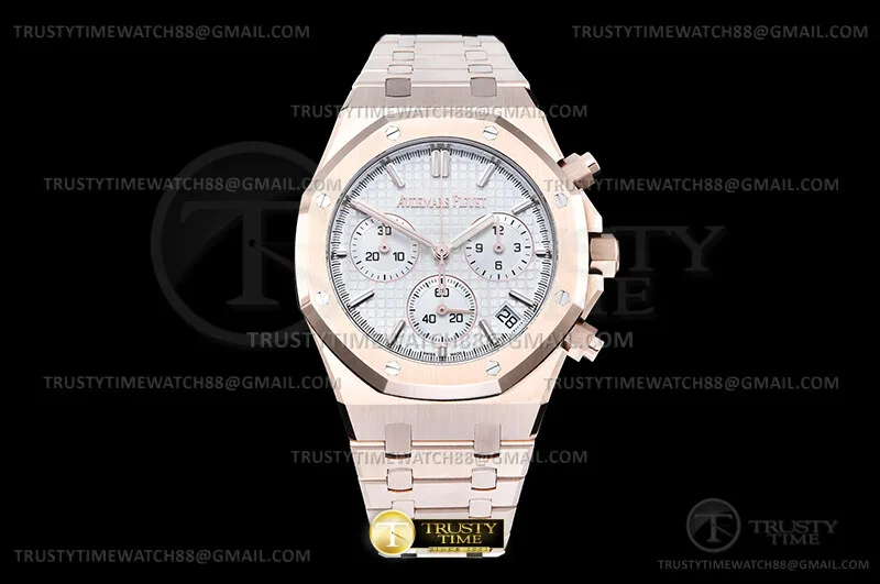 AP0955E - Royal Oak Chrono 26240 Wt RG/RG Silv/Stk DDF DD4401