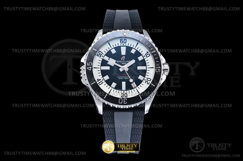 BSW0551D - Superocean 46mm Blue SS/RU Black BLF Asia 2824