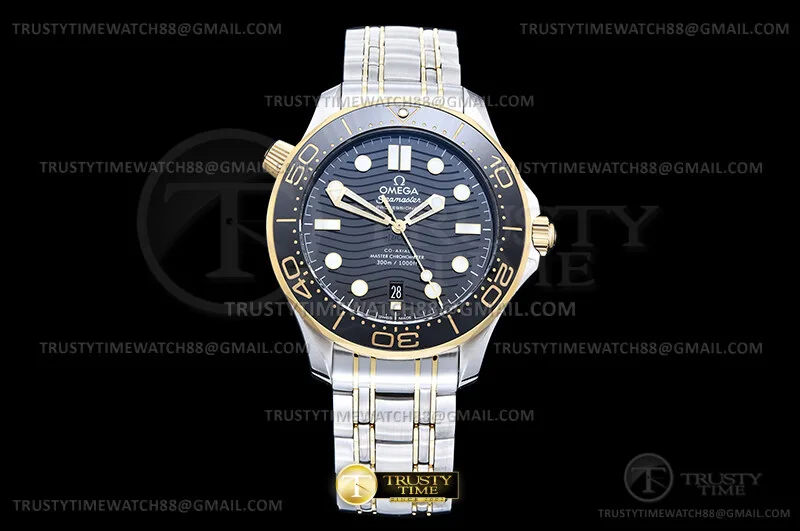 OMG0930B - Seamaster 300m 2018 YG/SS Black ORF OR8800
