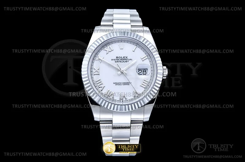 R2DJ0512K - DJ2 41mm Oys Flt 904L SS/SS Wht/Rmn SEEK DD3235