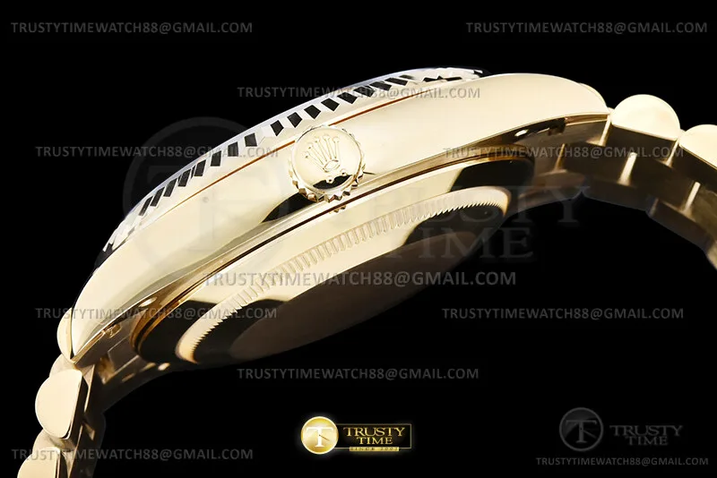 RDD0395H - DayDate 40mm 904L Flt Wt YG/YG W.MOP/B.Dia TMF VR3255