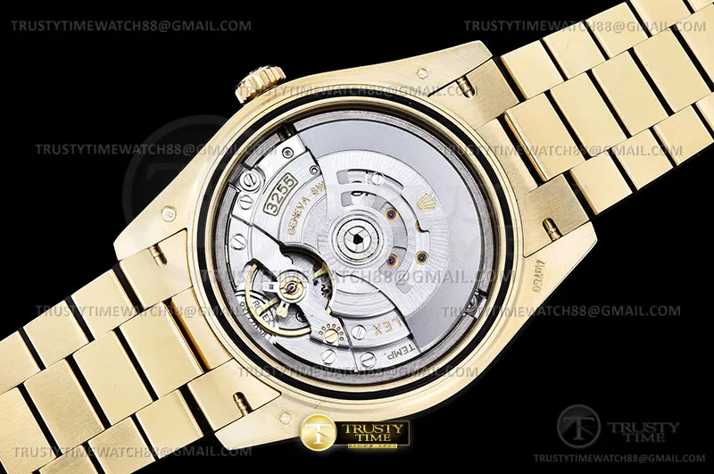 RDD0395H - DayDate 40mm 904L Flt Wt YG/YG W.MOP/B.Dia TMF VR3255