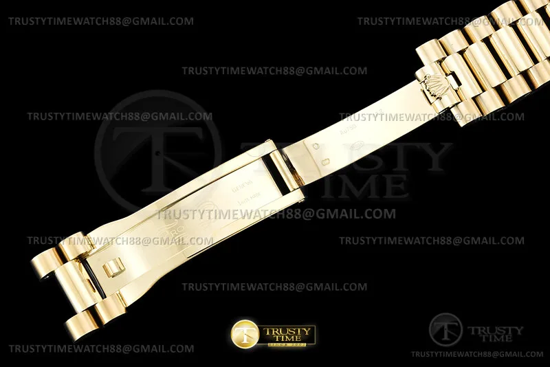 RDD0395H - DayDate 40mm 904L Flt Wt YG/YG W.MOP/B.Dia TMF VR3255