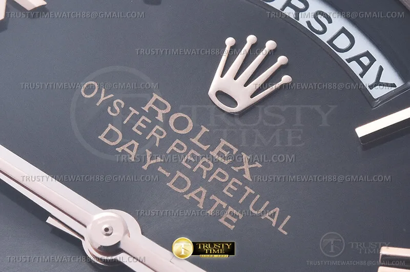 RDD0399C - DayDate 40mm Flt Wt RG/RG O.Blk/Rmn/Stk TMF VR3255