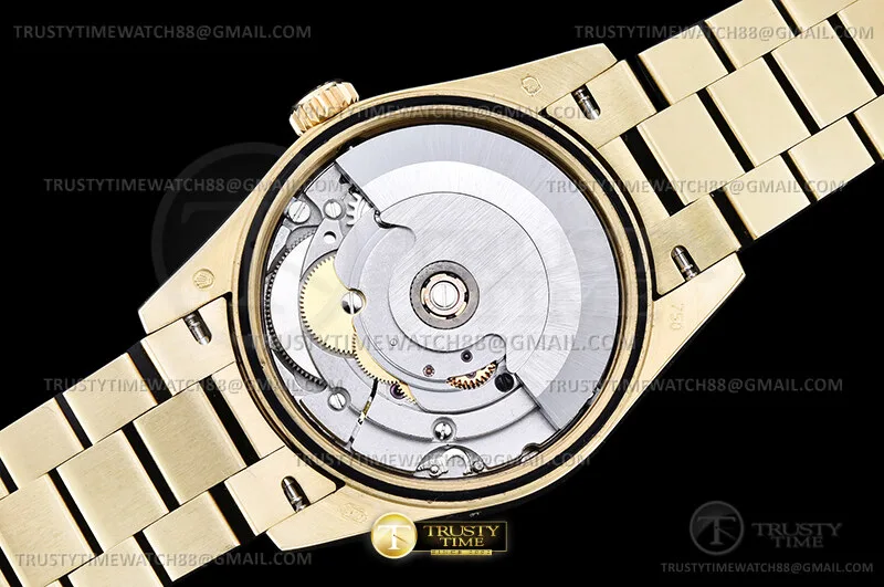RMDJ0284B -DJ Midsize 31mm Pres Flt YG/YG Grey/Stk GMF A2824
