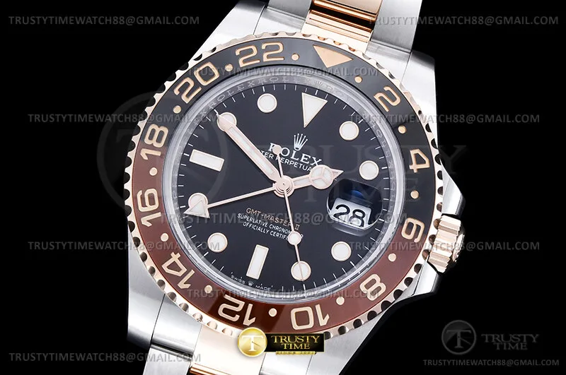 ROLGMT0387B - GMT II 126711CHNR 904 RG/SS Blk SEEK VR3285v3