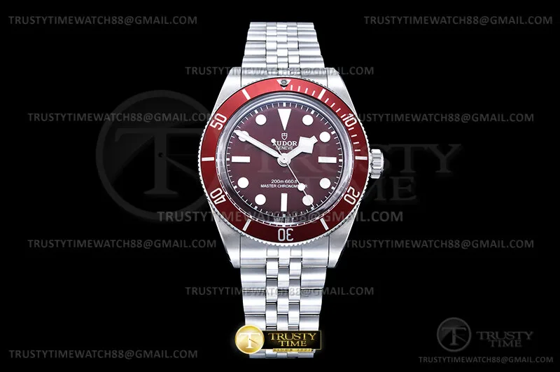 TUD129B - Black Bay Fifty Eight 39mm Jub SS/SS Rosso ZF A2824