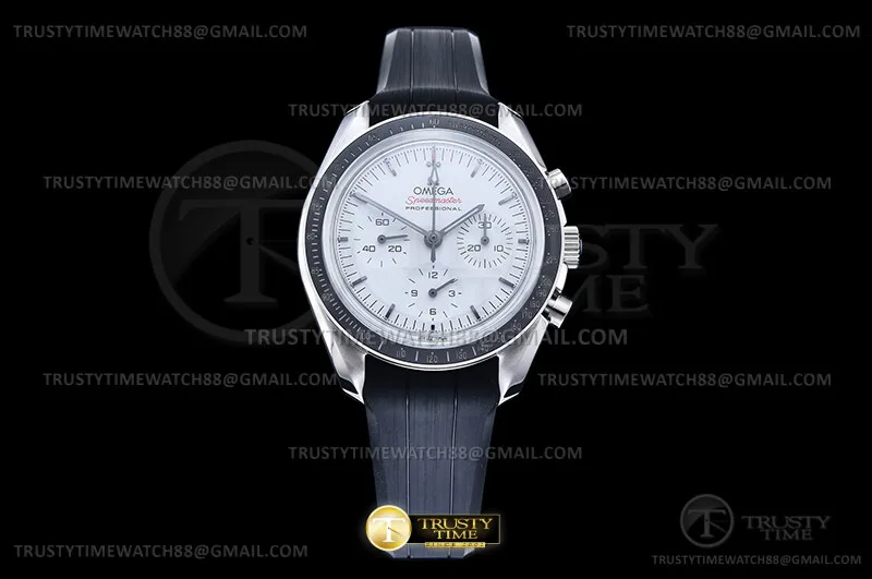 OMG0931B - SpeedMaster MoonWatch SS/RU Wht N1F ST-19 HW A3861