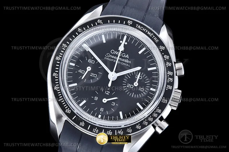 OMG0931C - SpeedMaster MoonWatch SS/RU Blk N1F ST-19 HW A3861