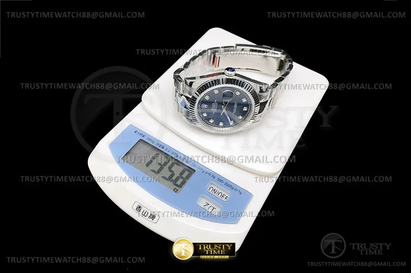 R2DJ0518O - DJ2 41mm Oys Flt 904L SS/SS Blue/Dia QF JH3235-FS