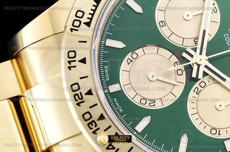 ROLDYT0773B - Daytona 126508 904 YG/YG Green/Gold/Stk UFO UF4131